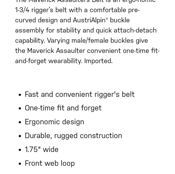 5.11 Maverick tactical belt XL - Picture 4 of 4